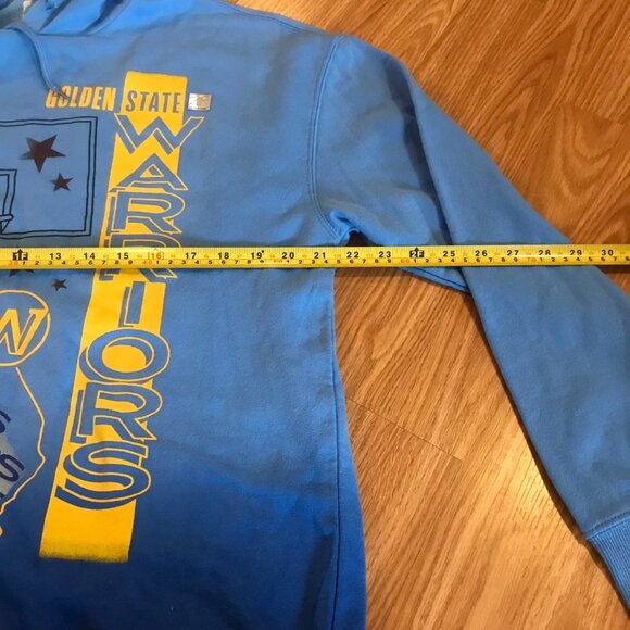 Golden State Warriors NBA Blue Hoodie Large Lightweight Basketball NEW - Picture 7 of 8